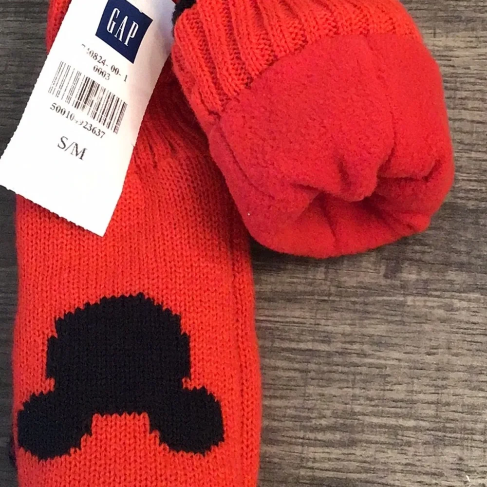GAP Kids Red and Black Mittens
